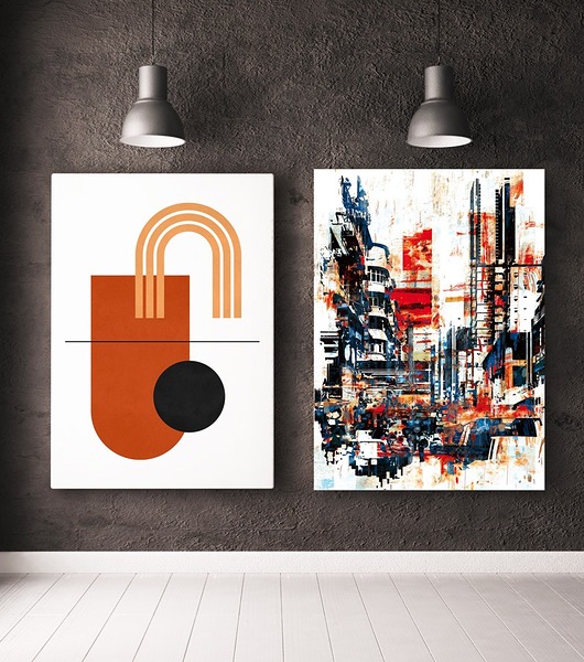 Zestaw pomarańczowy - dwupak plakatów  HOG STUDIO