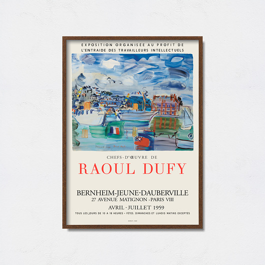 Raoul Dufy plakat do wystawy Pas De LArt