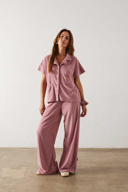 spodnie dresowe damskie Spodnie BELL lila