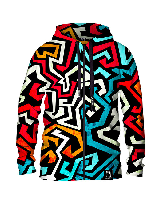 bluza z kapturem damska Damska Bluza Expres Zamek DR.CROW Crazy Style