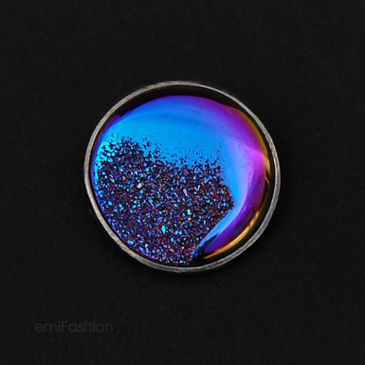 Agat Druzzy - broszka MAREMI Jewelry