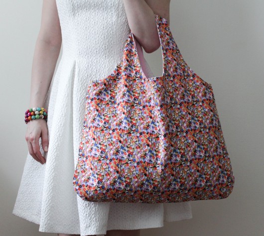 Eko torba na zakupy FLOWER EXPLOSION longredthread