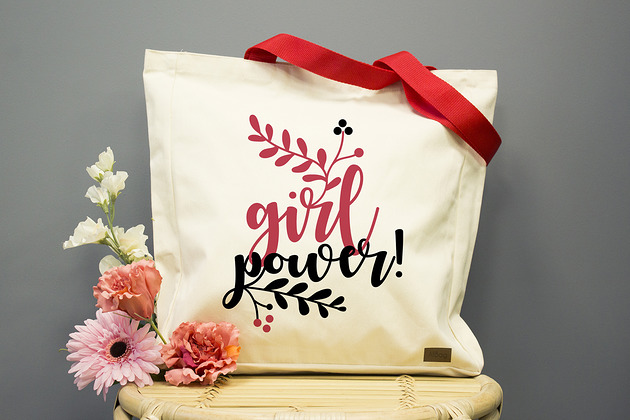 Torba bawełniana girl power! AllbagAllprints