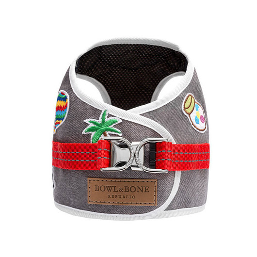 Szelki dla psa DENIM Szare Bowl and Bone Republic