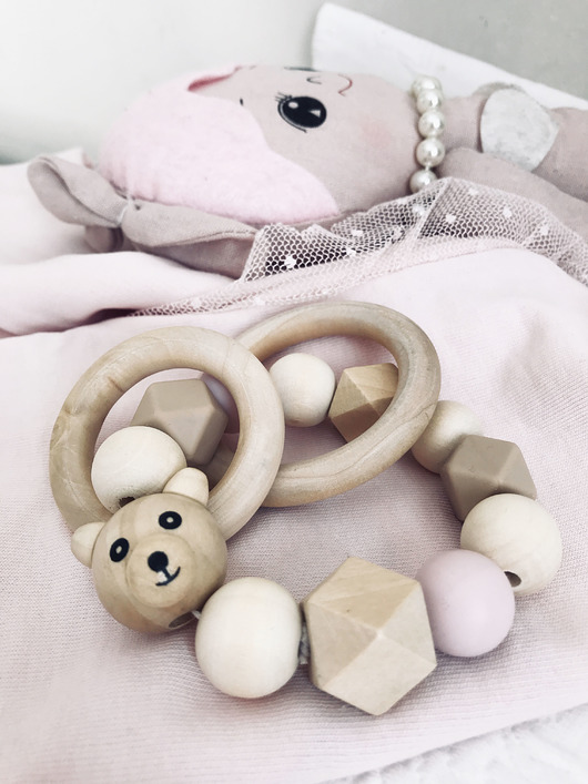 niemowlak - inne GRYZAK-GRZECHOTKA Little Bear 