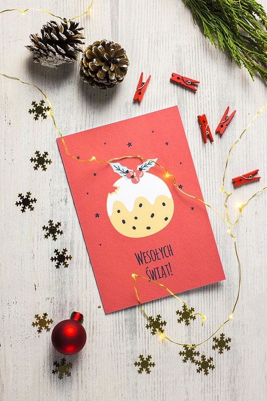 kartki świąteczne Oryginalna kartka świąteczna