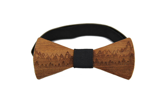 Mucha drewniana #51 The Bow Bow Ties