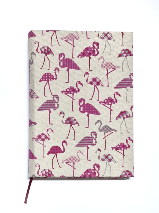 notatniki i albumy Notes Flaming pink 17x24 ekru 280 stron