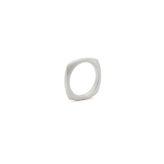 SQUARE MINI / satin silver Filimoniuk