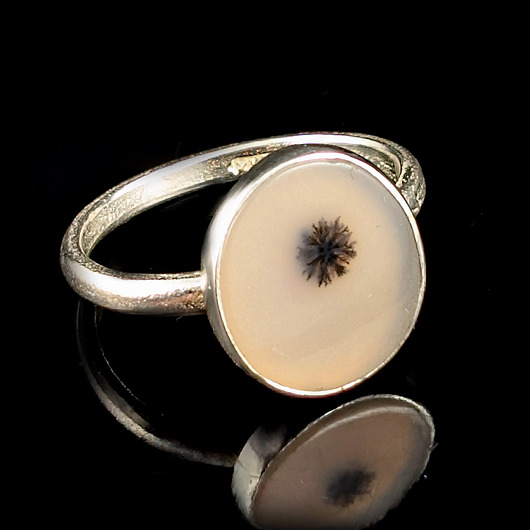 pierścionki srebrne Pierścionek Subtelle- agat Montana