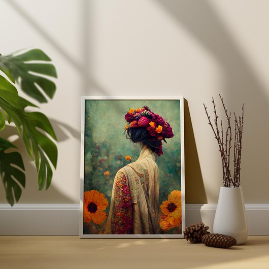 plakaty Plakat Boho Kobieta