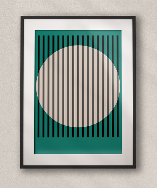 plakaty Minimalistyczny plakat - Bauhaus #4 - Do salonu, sypialni, biura