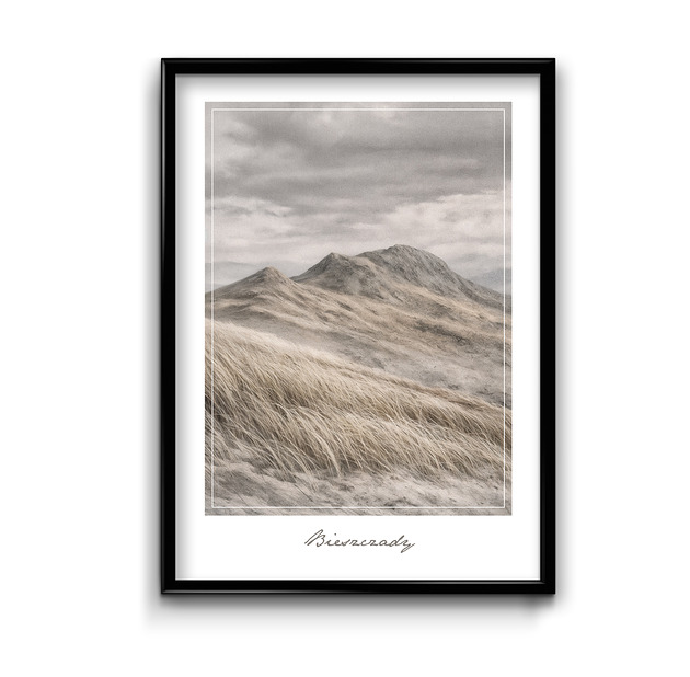 plakaty Plakat Bieszczady Sepia