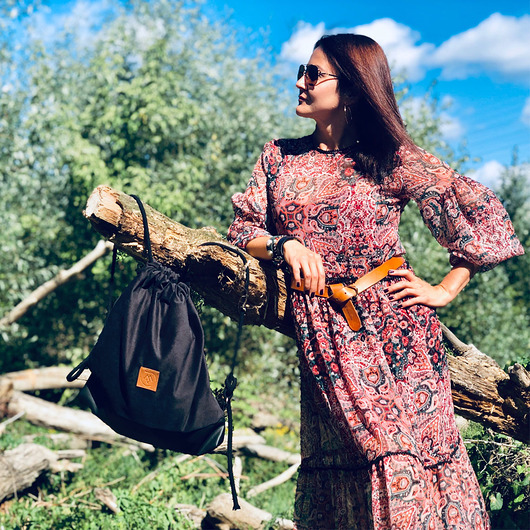 plecaki Plecak/torba worek Mili Funny Bag - czarny