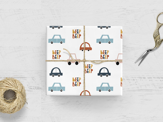 akcesoria różne papier do pakowania arkusze Beep beep P-108w