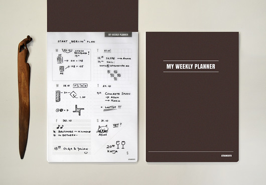 My weekly planner - A4 ATRAMENTO