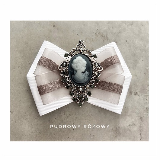 broszki Szara Brosza Kamea NEW