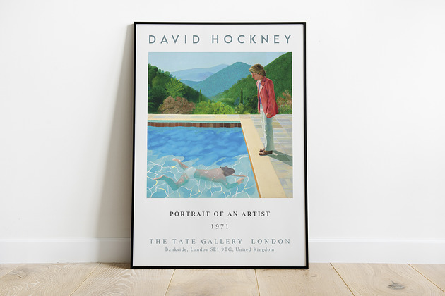 David Hockney, plakat wystawowy Pas De LArt