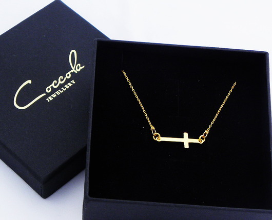 NASZYJNIK SREBRO 925 Z KRZYŻYKIEM Coccola JEWELLERY