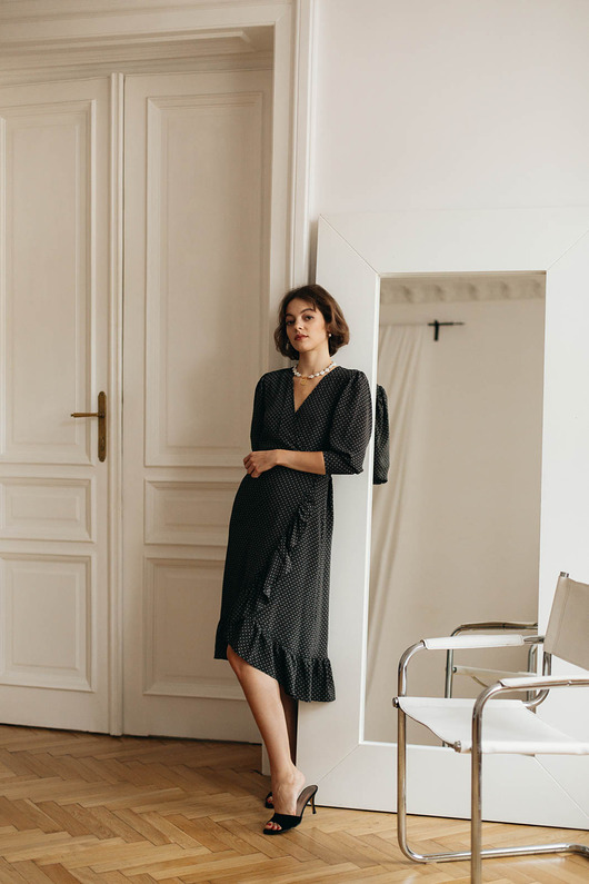 sukienki midi damskie Sophia silk dress