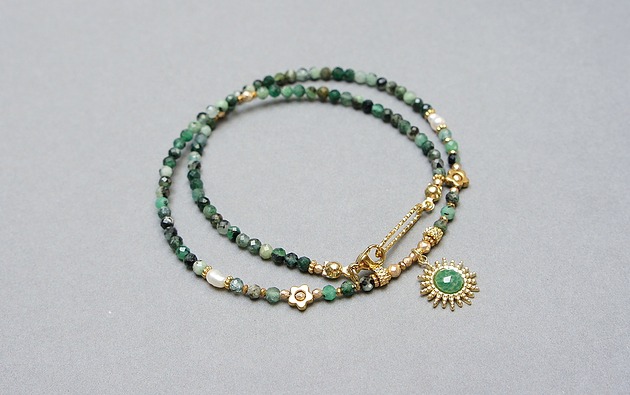 chokery Szmaragdy vol. 10 choker - naszyjnik - Szlachetna kolekcja