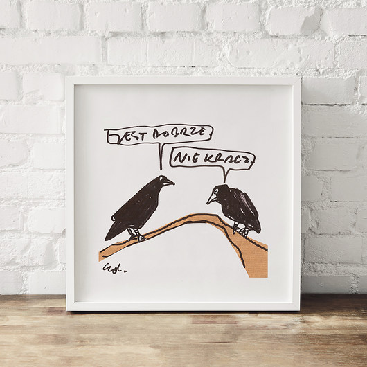 Jest dobrze. Nie kracz | Plakat Edyta Draus