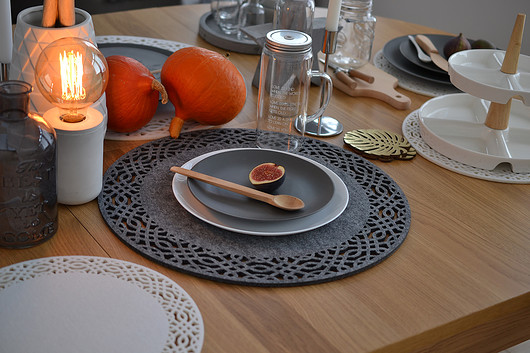 Filcowa serwetka Niny felt label