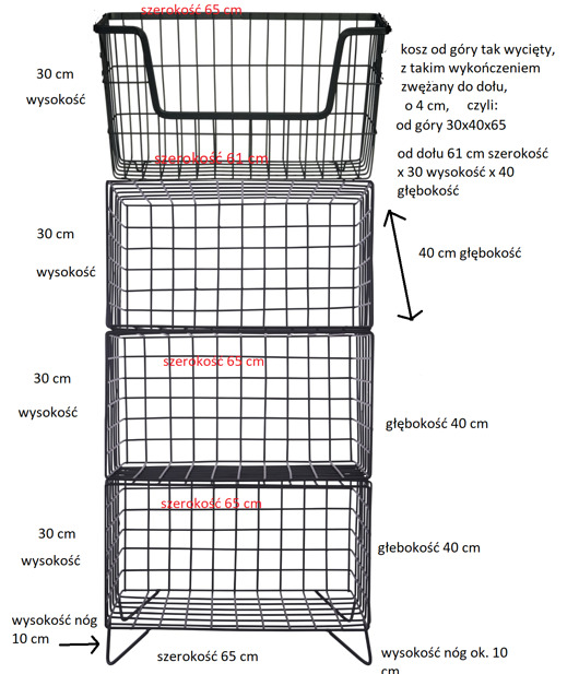 Regał na zamówienie, metal, dowolny kolor Home Design