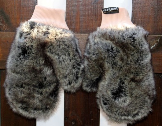 Rękawiczki ze sztucznego futra Lambear