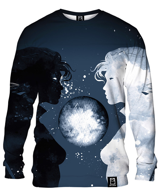 bluzy męskie Bluza Bez Kaptura Męska DR.CROW Women Moon