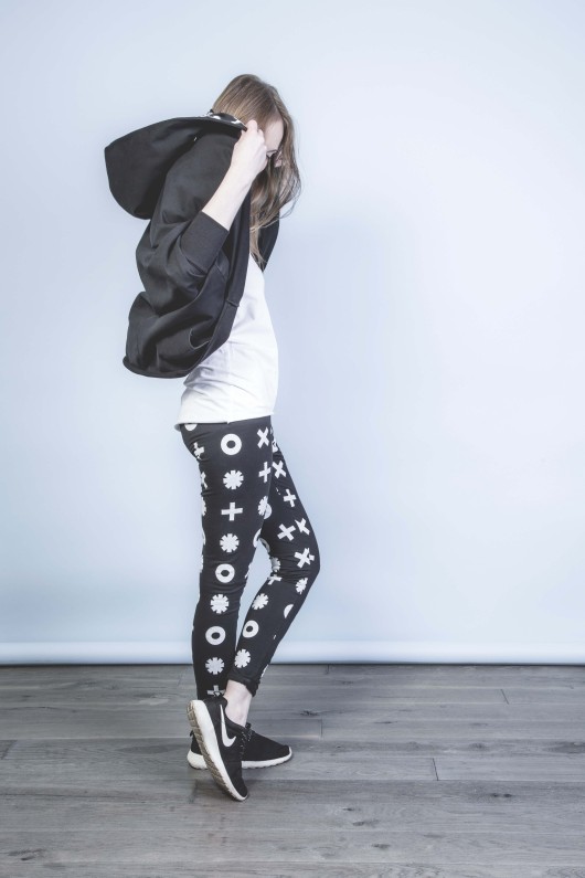 O/X leggins - Mom Kółko Krzyżyk