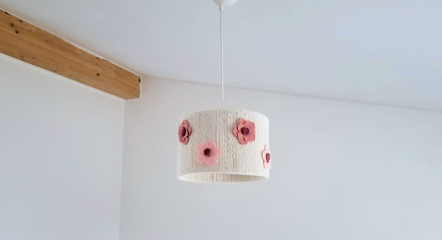 lampy do pokoju dziecka Lampa sufitowa w kwiaty do pokoju dziewczynki