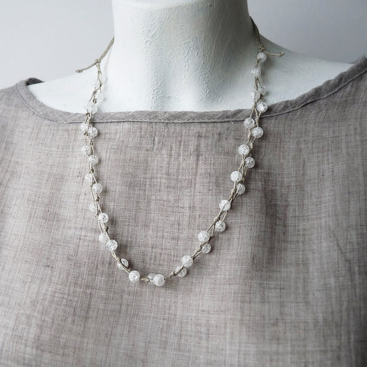 naszyjniki - inne Kryształ górski Naszyjnik