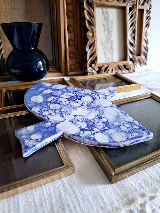 Ozdoby na ścianę Ceramiczna ptak podstawka dekoracja ścienna