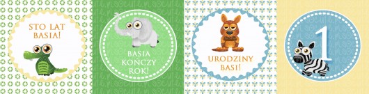 Ozdobne wykałaczki - zwierzakowe urodziny! SoCute