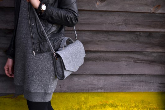 SmallSatchel  felt label