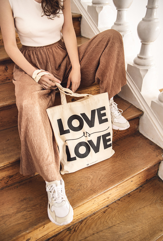 Eko torba z nadrukiem - Love is love Galeria LueLue