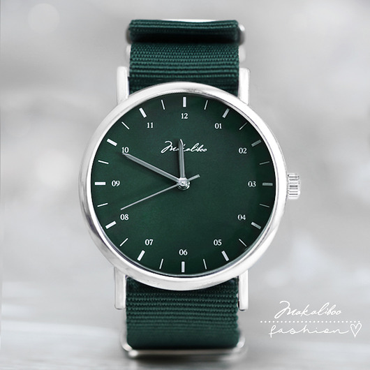 - 12 %  Simple Watch Deep Forest  - Makaliboo Makaliboo