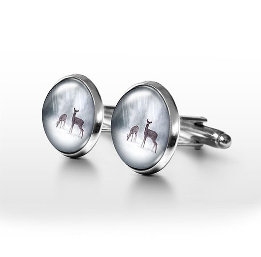 spinki do mankietów Sarenki - spinki do mankietów