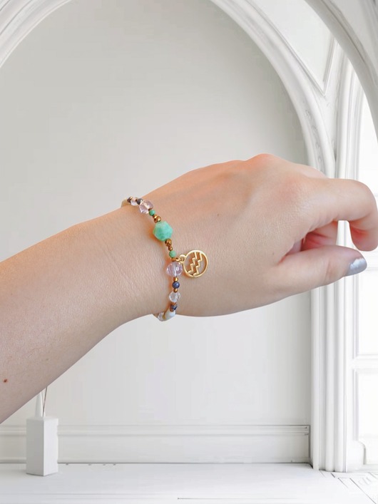 bransoletki z kamieni naturalnych WODNIK - zodiac collection - PREMIUM - nowa wersja