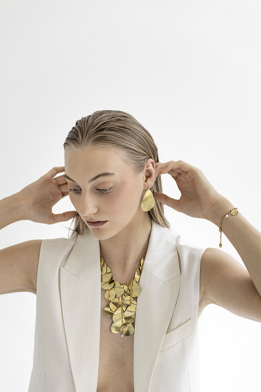 bransoletki złote Bransoletka PŁATKI No. 1