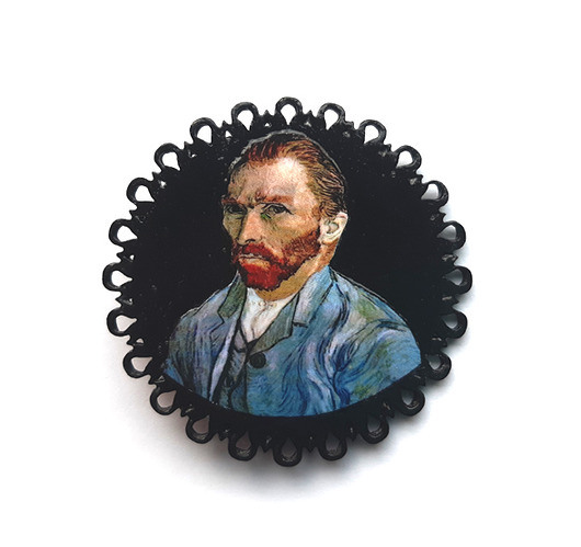 Broszka Vincent van Gogh inka76