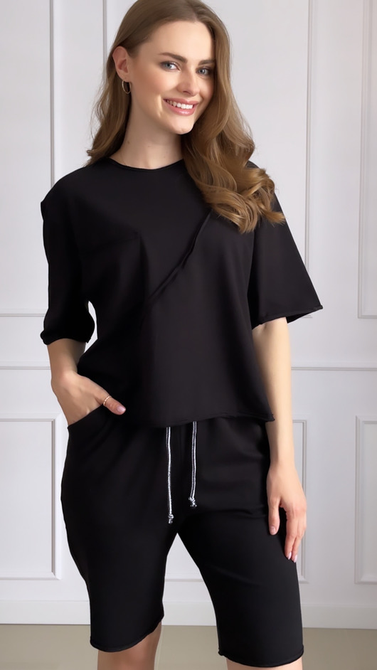 t-shirt damskie Bluzka Gabriela czarna