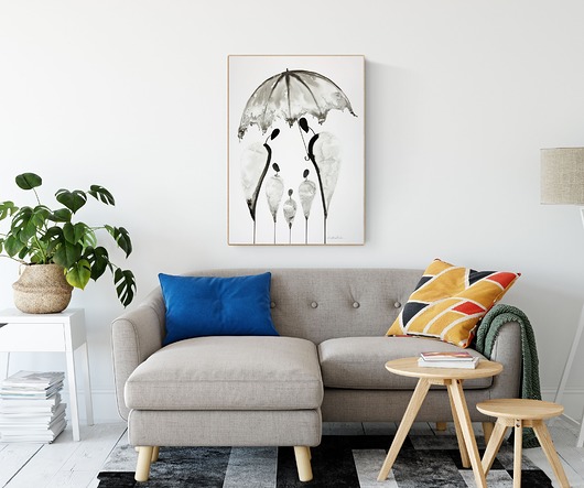 grafika 50 x 70 cm, abstrakcja, minimalizm Krystyna Siwek Art