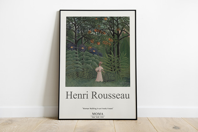 Henri Rousseau - plakat wystawowy Pas De LArt