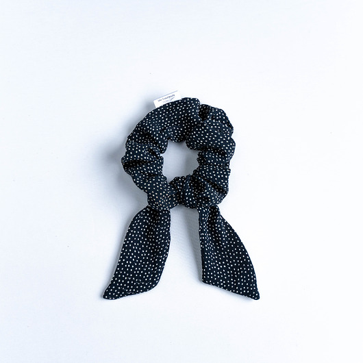 Scrunchie BOW DOTS wu handmade