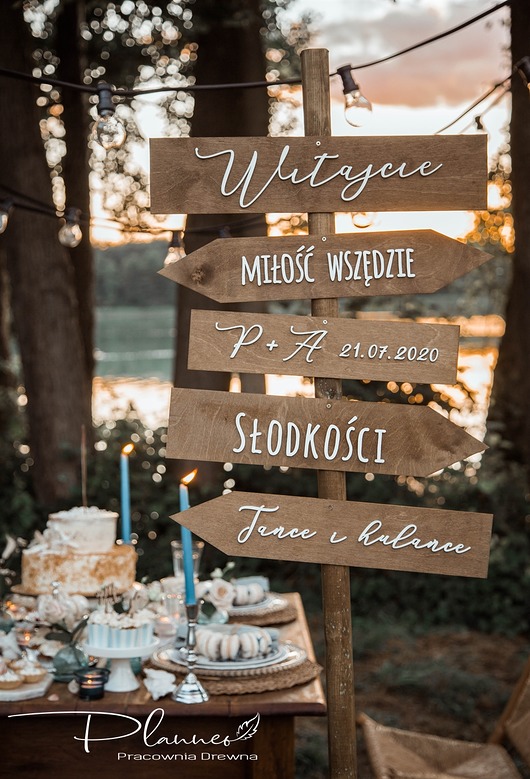 Ślub - inne Zestaw drogowskazów