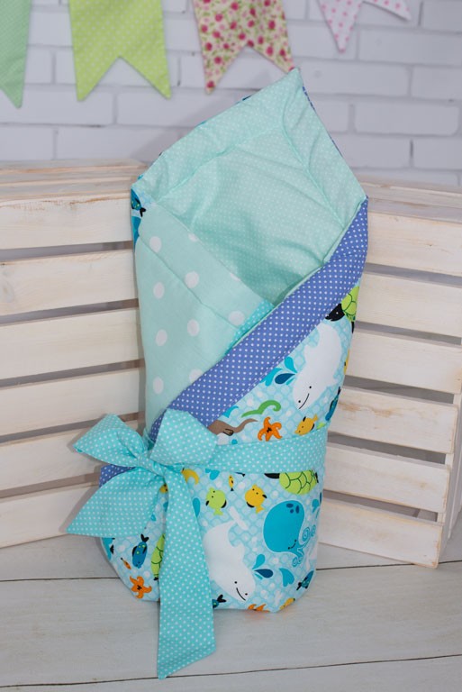Rożek Becik Bawełniany Kolorowy  LalaShop