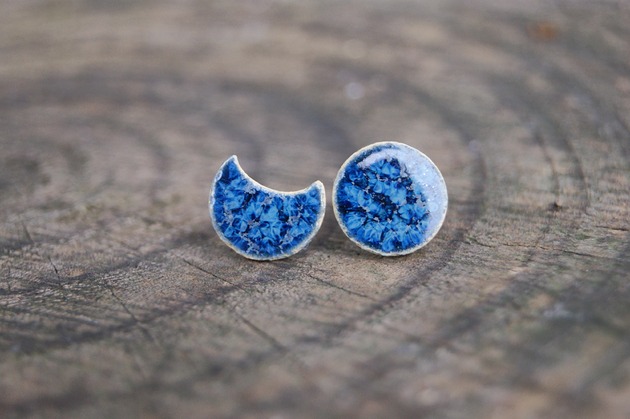 kolczyki ceramiczne Kolczyki ceramiczne Pełnia i Początek 3