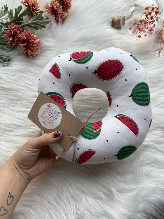 kolczyki - inne Poduszka do Piercingu Ucha Z Otworem Na Gojenie Helix Tragus bawełniana